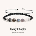 through every phase crystal bracelet, moon phase bracelet for women