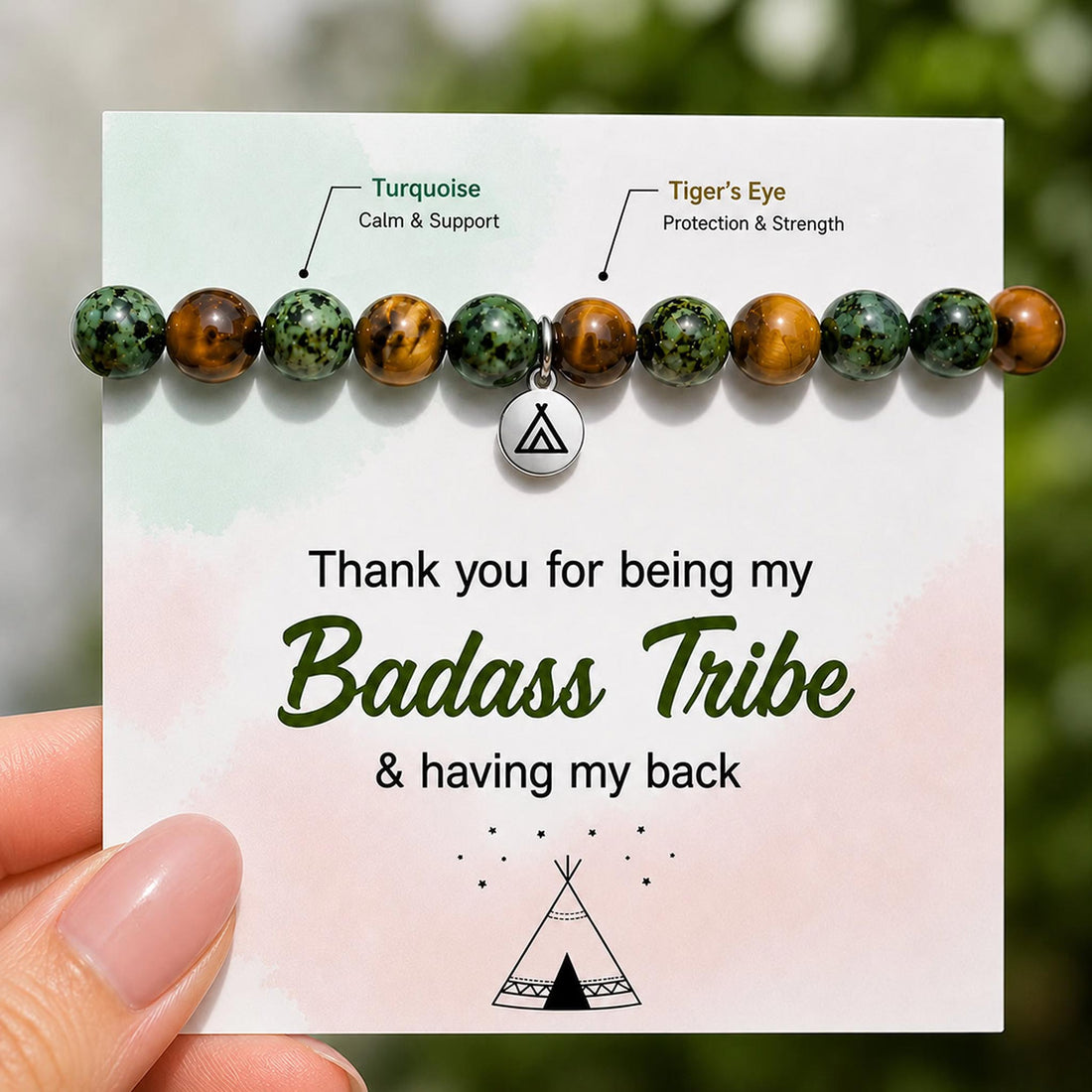 Tribe Energy Stone Beaded Bracelet