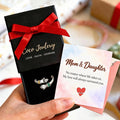two birthstone ring gift, sentimental jewelry for someone special, gift-ready