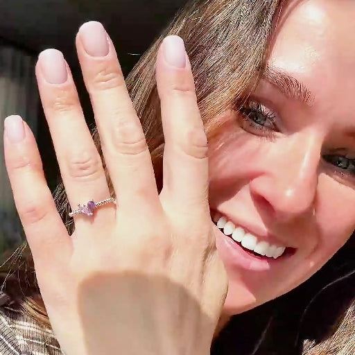 personalized birthstone ring gift