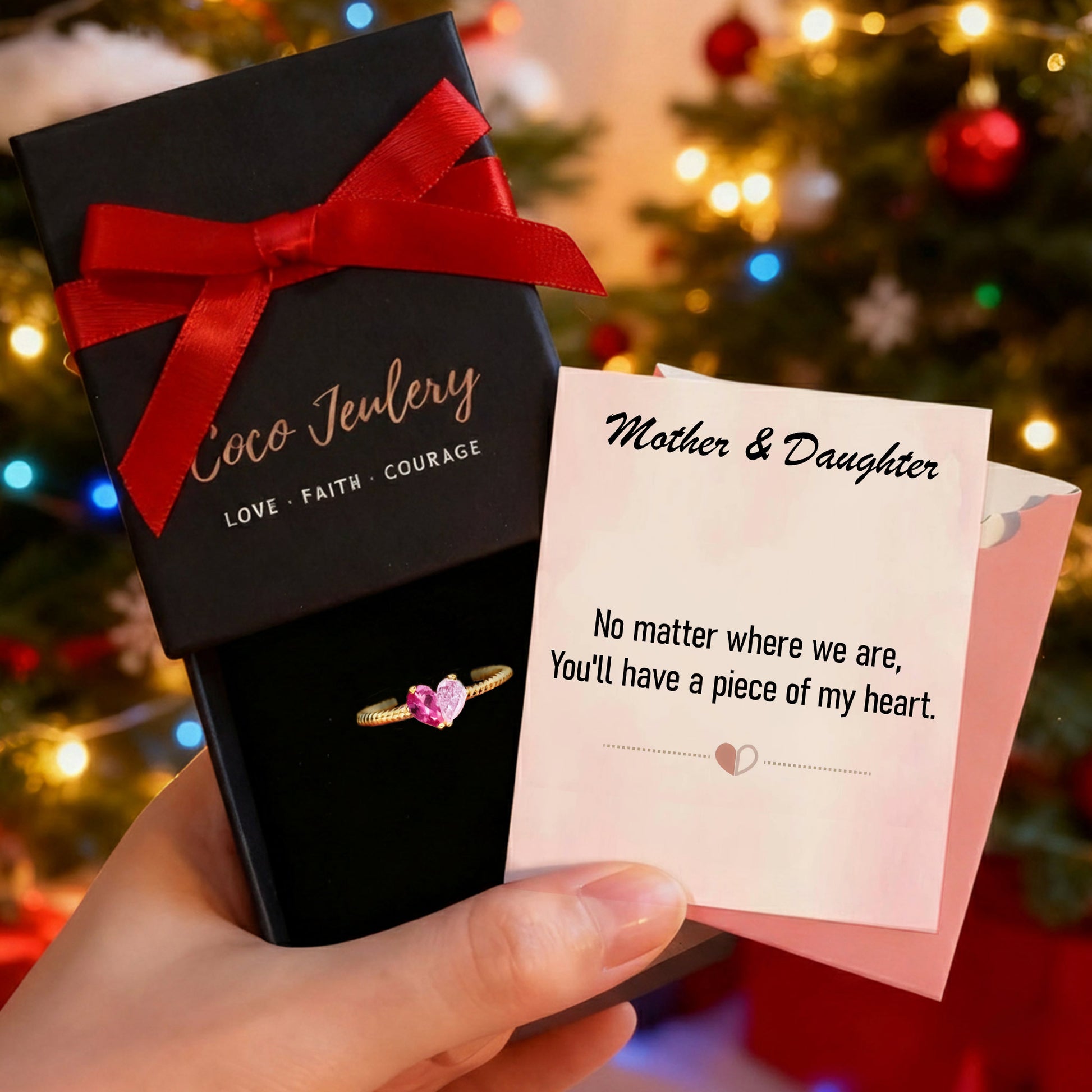 personalized birthstone ring gift