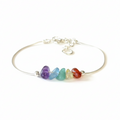 raw crystal friendship bracelet