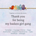 meaningful girl gang bracelet