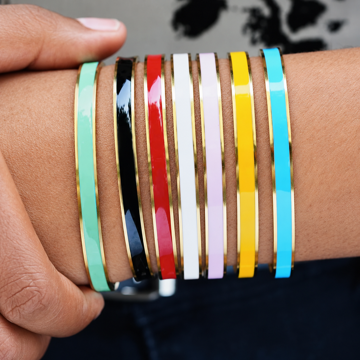 super mama color cuff bracelet