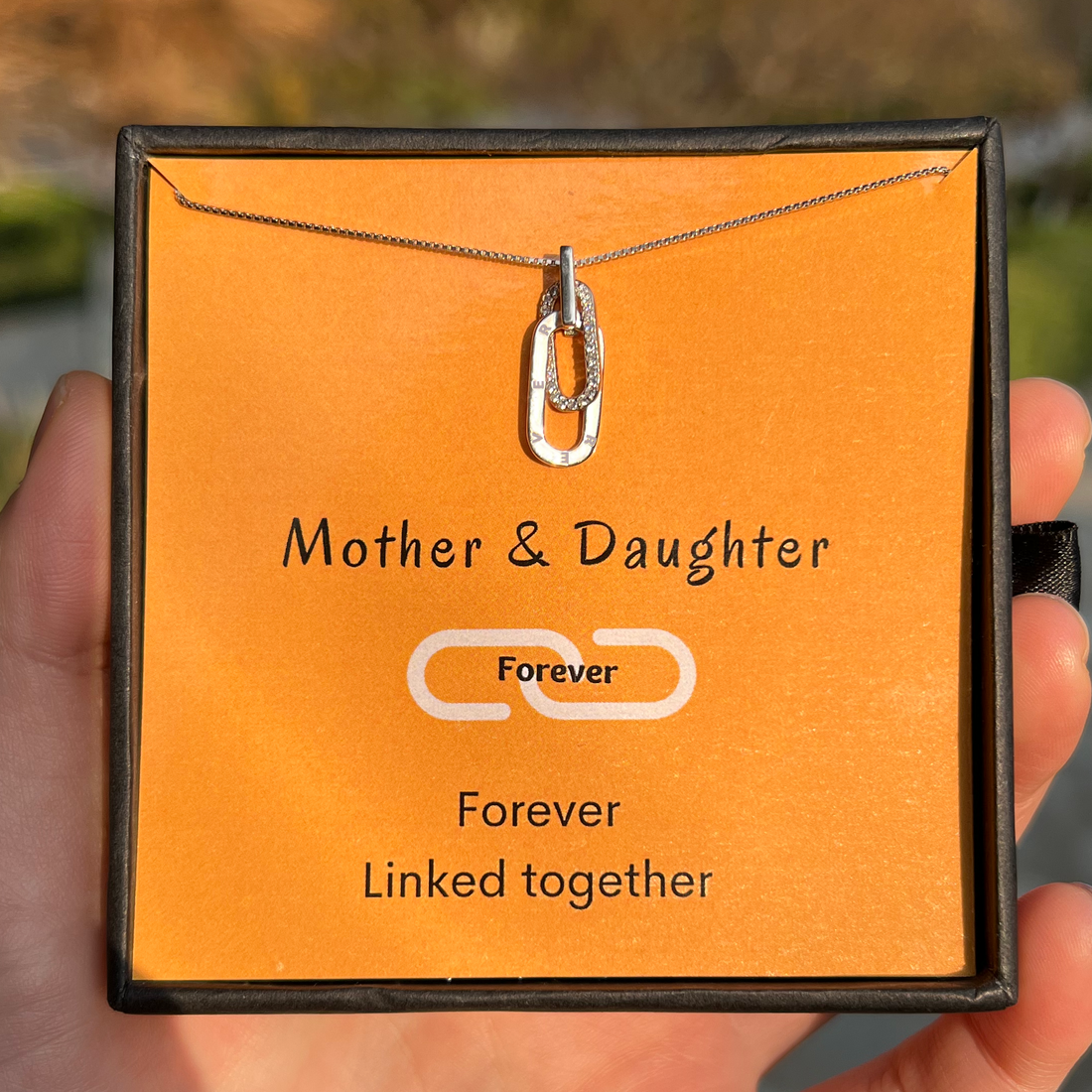 Mother & Daughter Forever Linked Together Beauty Necklace